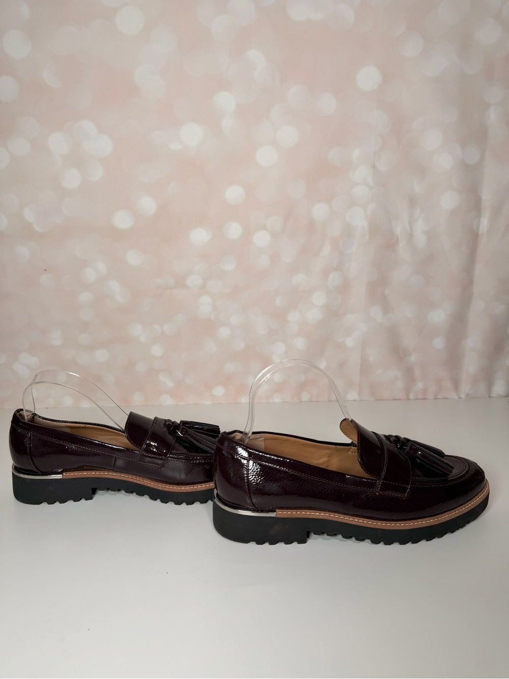 FRANCO SARTO Maroon CAROLYNN Faux Leather Loafer - Picture 10 of 14